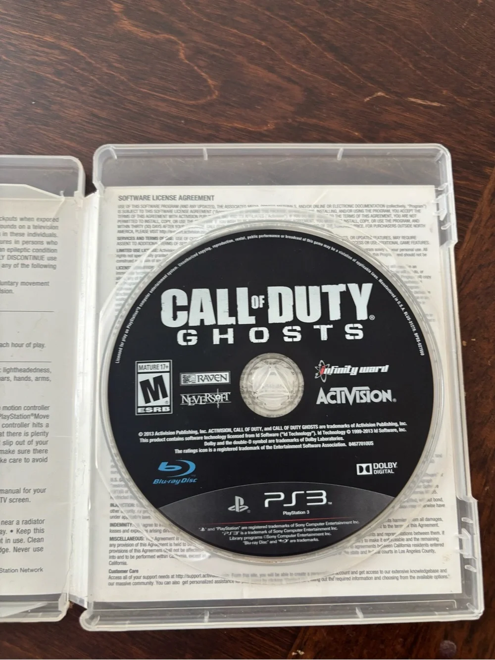 Sony PS3 Call of Duty: Ghosts - Black, Gray
